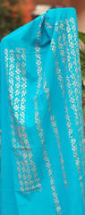 Gold on Aqua